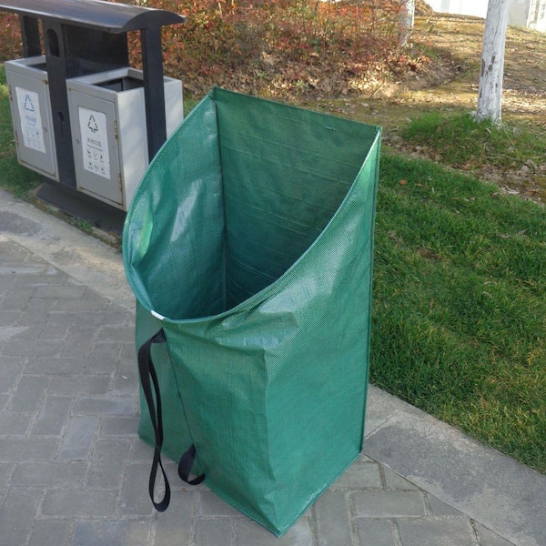 Leaf Collector Leaf Scoop, Foldable Yard Waste Bag Leaf Collecting