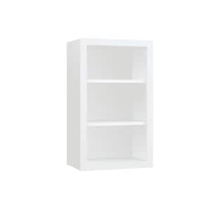 Courtland 18 in. W x 12 in. D x 30 in. H Assembled Shaker Flex Wall Cabinet Kitchen Cabinet in Polar White