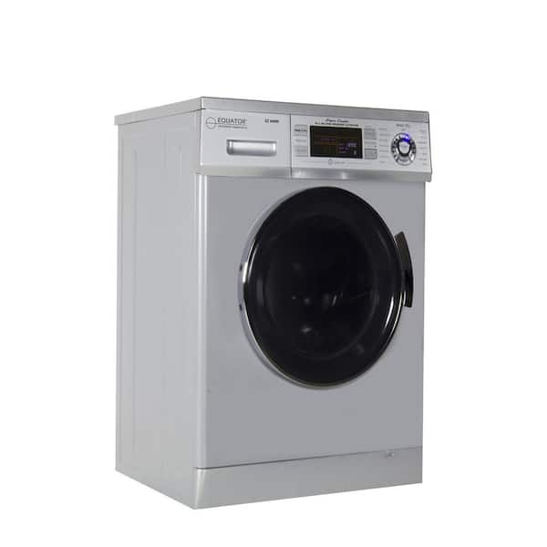 GE 2.4 cu. ft. Compact White 120-Volt Ventless Electric All-in-One Washer  Dryer Combo GFQ14ESSNWW - The Home Depot