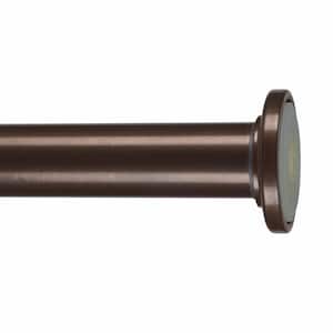 24 in. - 42 in. Adjustable Tension Curtain Rod in Oil Rubbed Bronze
