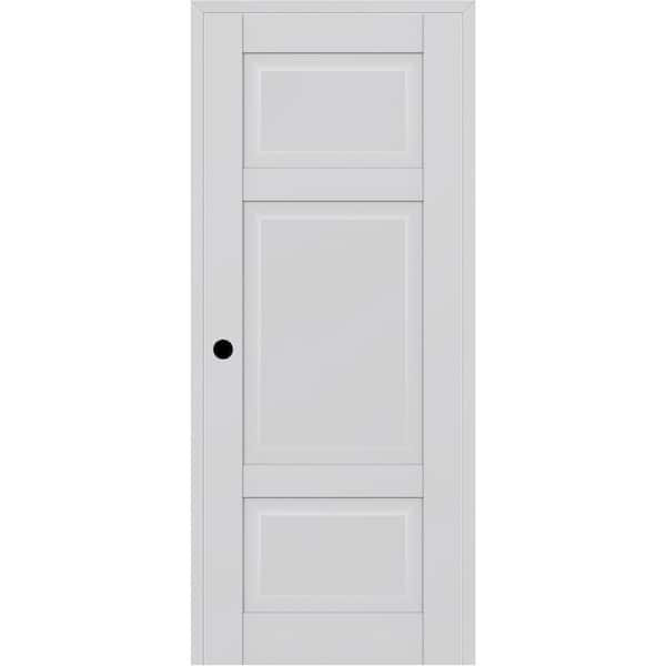 Belldinni CA 3 DIY-Friendly 32 in. x 96 in. Right Hand Primed Solid Composite Core Wood Single Prehung Interior Door