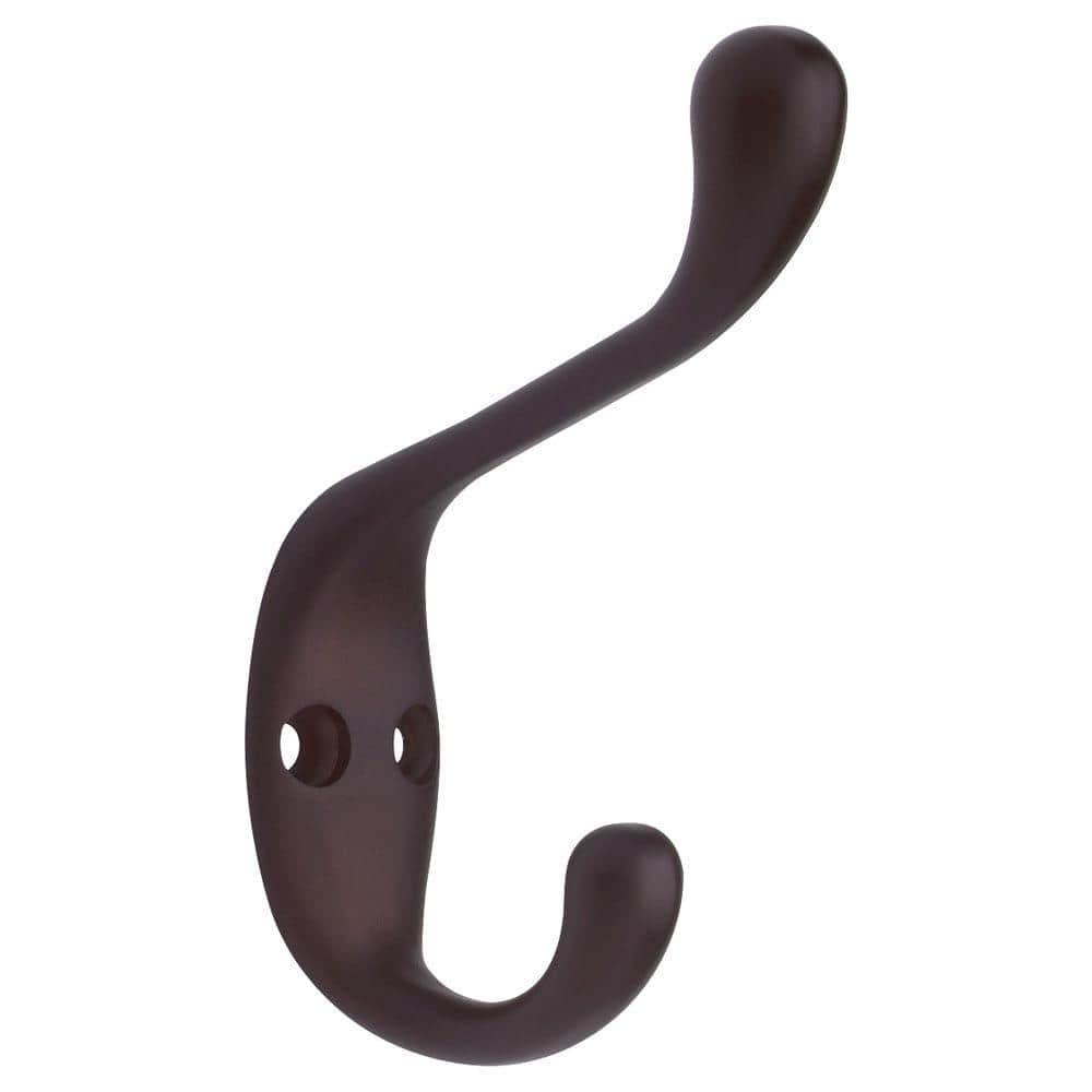 3-1/2 in. Oil-Rubbed Bronze Heavy Duty Coat Hook