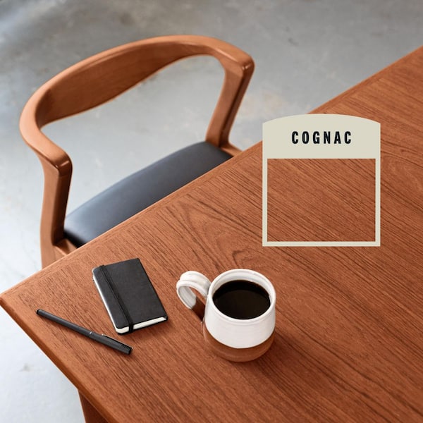 1 qt. Cognac Premium Fast Dry Interior Wood Stain