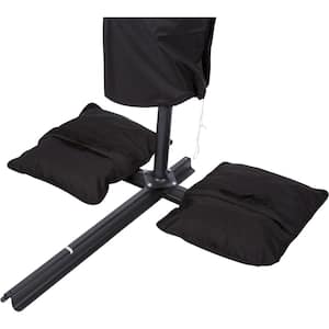 Trademark Innovations Saddlebag Style Sand Weight Bag for Anchoring Patio Umbrellas (Single Unit)