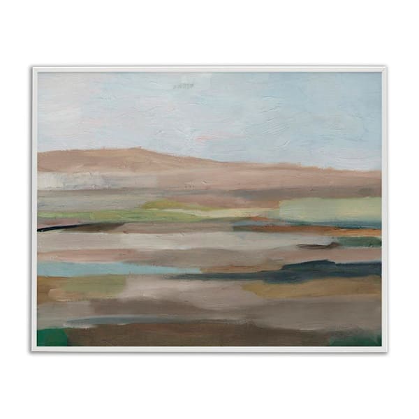 Scenic Desert Landscape by Ethan Harper White Framed Nature Giclee Art Print 11 in. x 14 in.