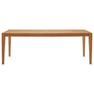 Northlake 85 in. Natural Grade A Teak Wood Outdoor Dining Table