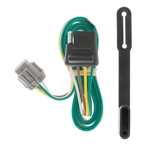 Custom Vehicle-Trailer Wiring Harness, 4-Flat, Select Nissan and Suzuki Vehicles, OEM Tow Package Required, T-Connector