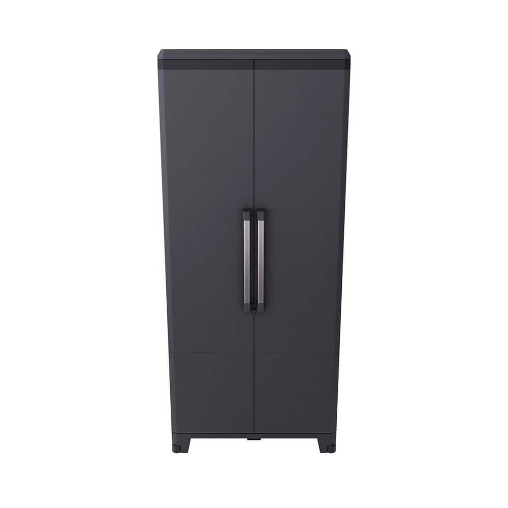KREATE 30.7 in. W x 72.6 in. H x 17.16 in. D 4-Shelf Plastic