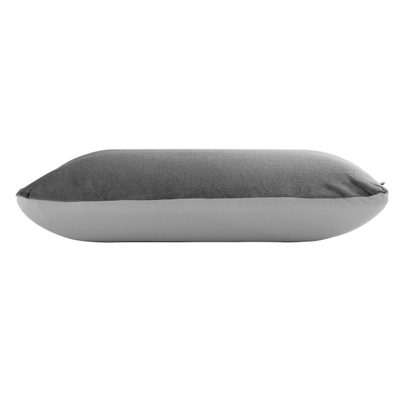 Camping Pillow, Memory Foam Travel Pillow with Double-Sided Cover, Portable Backpacking Pillows with Storage Bag