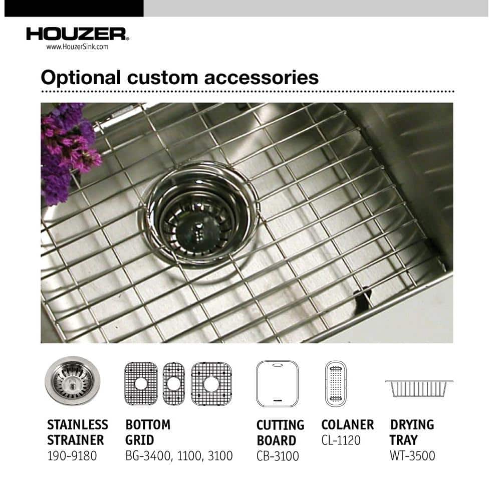 Medallion Gourmet 40" Stainless Steel Triple Bowl Undermount Kitchen Sink