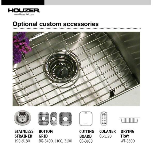 Kitchen Sinks Stainless Steel Houzer Mgt 41 C Kitchen Sink With Accessory Combo Pack Innerwestphysionsw Com Au Kitchen Sinks Stainless Steel Houzer Mgt 41 C Kitchen Sink With Accessory Combo Pack Innerwestphysionsw Com Au