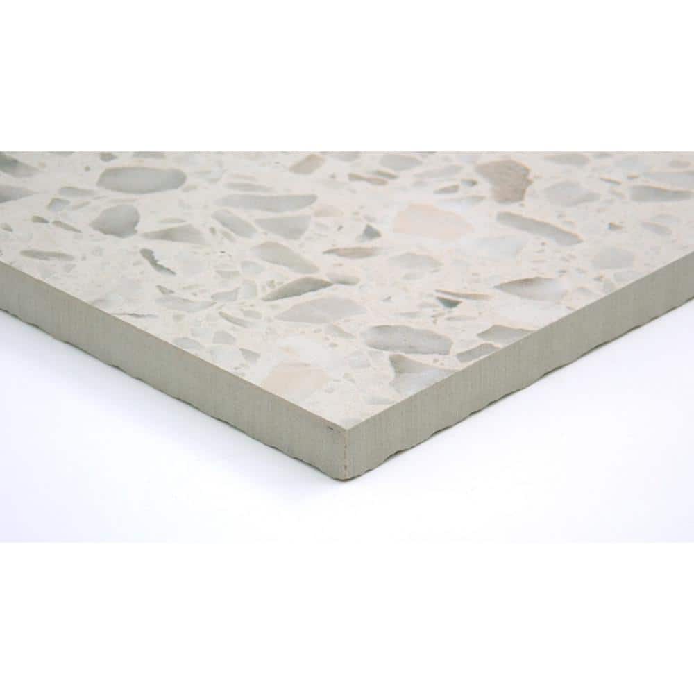 Large White Matte Porcelain Stone Look Tile