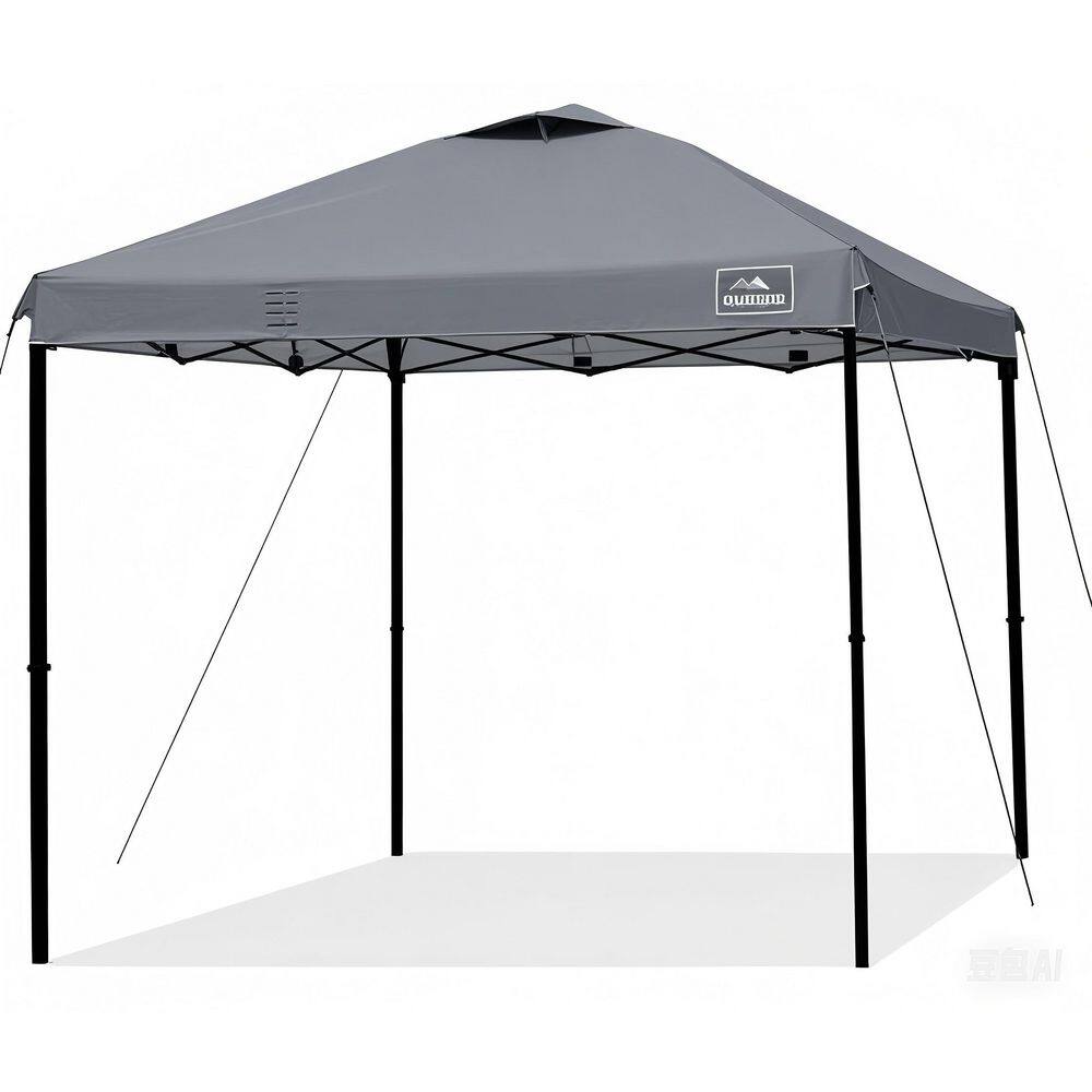 10 ft. x 10 ft. Pop Up Commercial Canopy Tent Waterproof and Portable Outdo