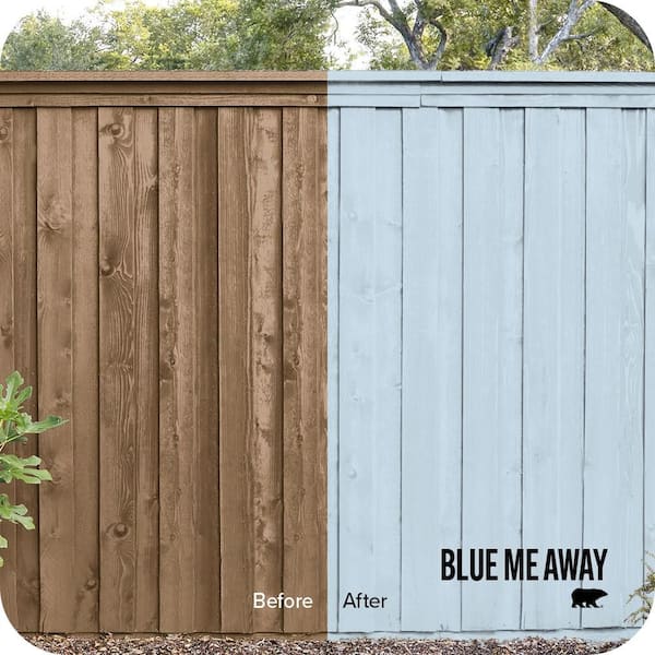 BEHR - 1 gal. #M510-1 Blue Me Away Solid Color House and Fence Exterior Wood Stain