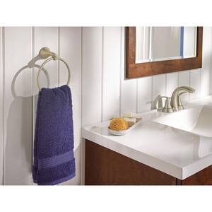 Darcy Towel Ring in Brushed Nickel