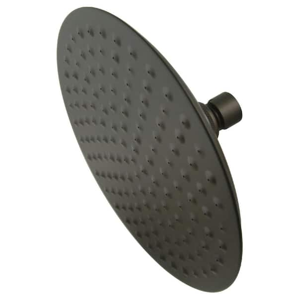 Kingston Brass 1-Spray 7.8 in. Single Wall Mount Fixed Rain Shower Head in Oil Rubbed Bronze