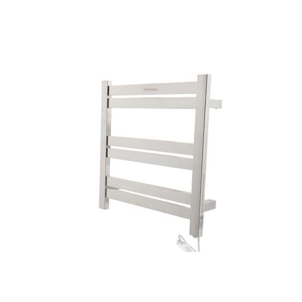 ANZZI Starling 6-Bar Stainless Steel Wall Mounted Electric Towel Warmer Rack in Polished Chrome