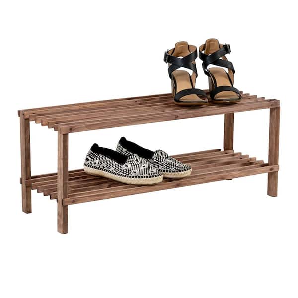 Brown Large 18 Pair Shoe Rack Perfect Store your Pairs of Shoes <div  class=aod_buynow></div>– Inhomelivings