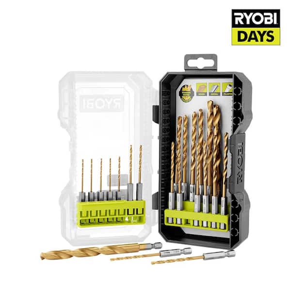 Titanium Drill Bit Set (22-Piece)