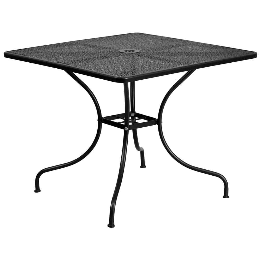 Black Square Metal Outdoor Bistro Table price history on PriceWatchPro
