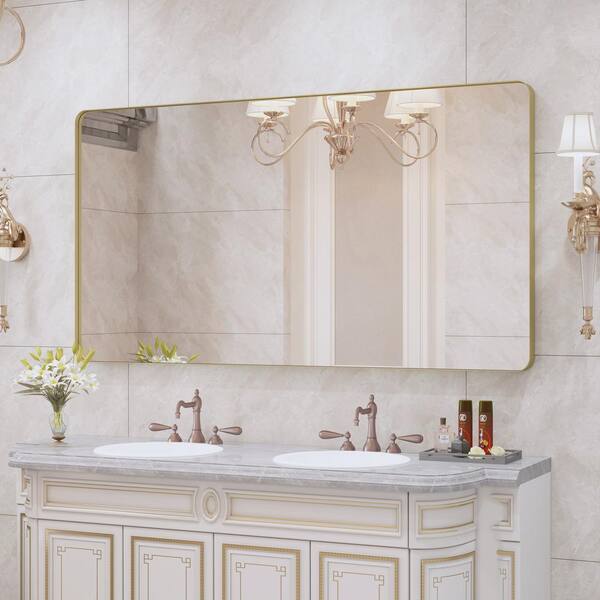 Klajowp 55 in. W x 30 in. H Rectangular Framed Wall Mounted