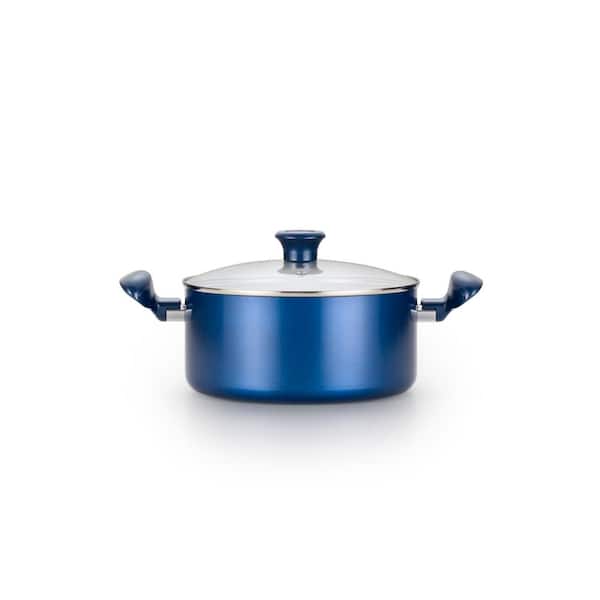 T-fal Initiatives 14-Piece Ceramic Nonstick Cookware Set in Blue