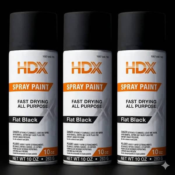 10 oz. All Purpose Flat Black Spray Paint