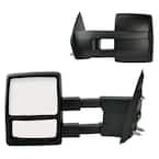 Towing Mirror for 09-12 Ford F150 Extendable Towing Mirror Textured Black Foldaway Pair Manual