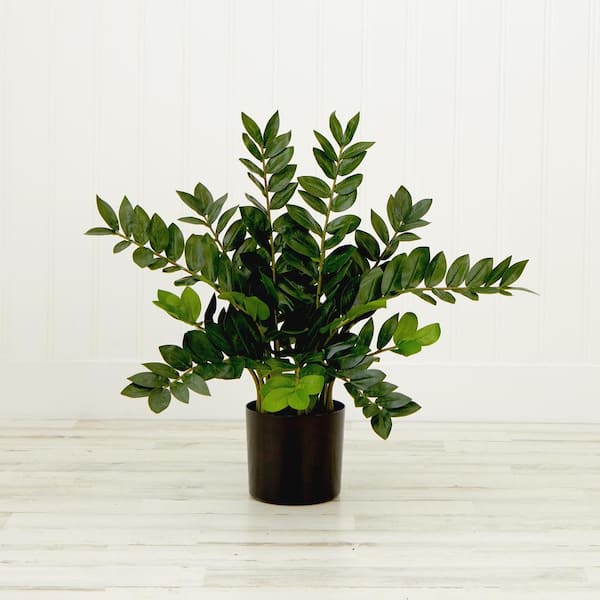 Nearly Natural 28 in. Green Artificial Zamioculcas Plant with