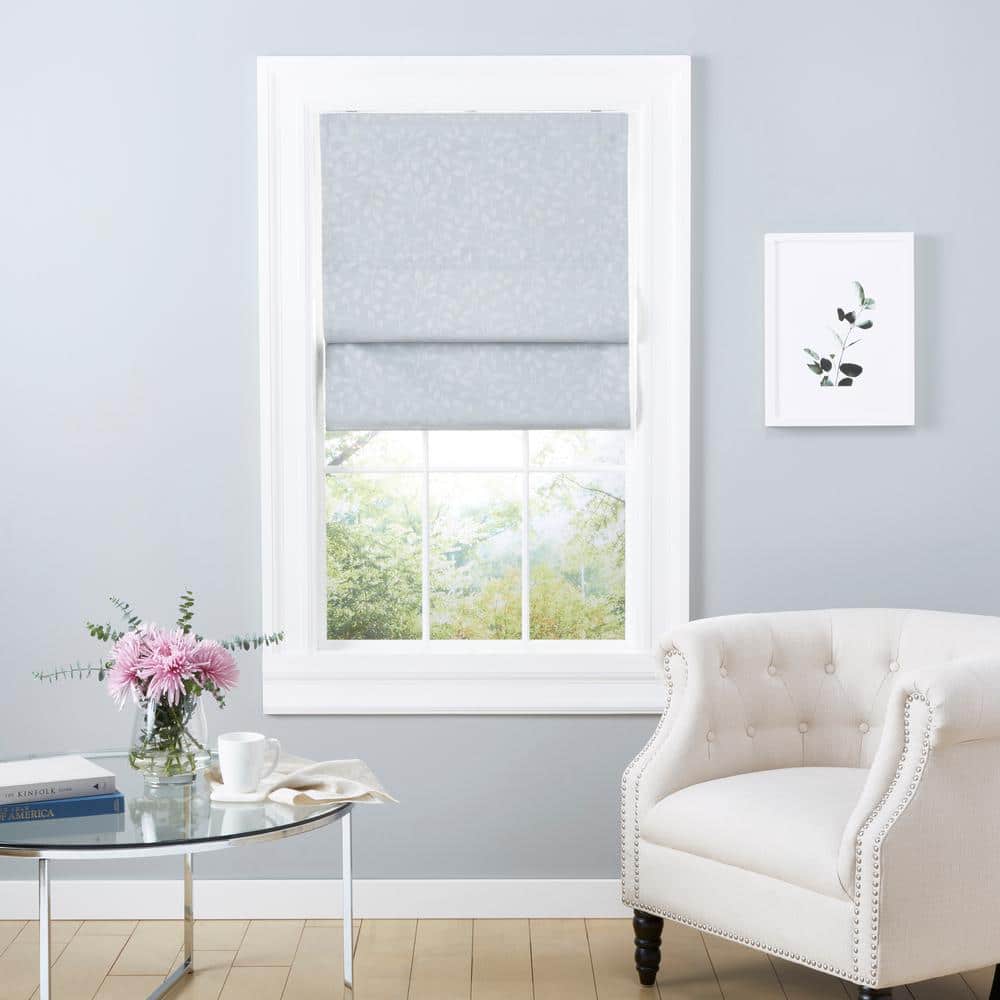 Bolan Silver Cordless Total Blackout Polyester Roman Shade 34 in. W x 64 in. L price history on PriceWatchPro