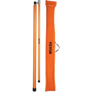 Height Measuring Stick 15 ft. Truck Height Stick Fiberglass Non-Conductive with Adjustable Pole Carry Bag for Car Hauler