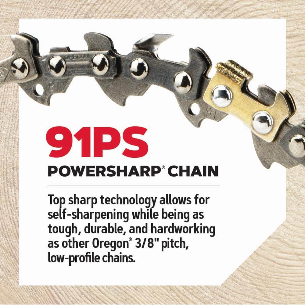 18" Self-Sharpening Chainsaw Chain & Stone Combo for Multiple Brands