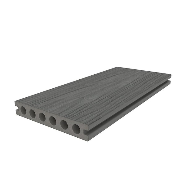 NewTechWood UltraShield Naturale Voyager Series Westminster Gray Composite Decking Board 49-Pack