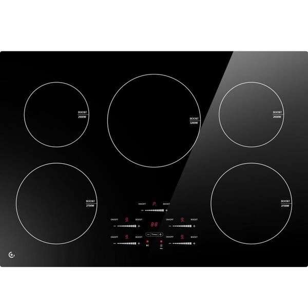 amzchef 30 in. 5 Elements Induction Electric Cooktop in Black