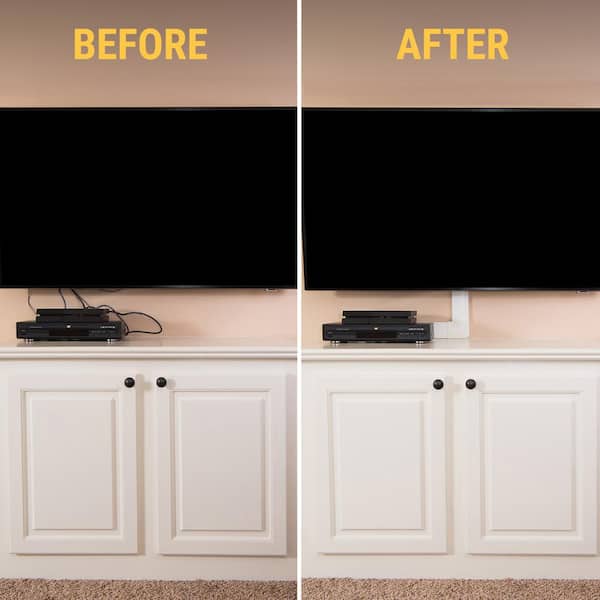 Cord Channel to Conceal Wall Mount TV Cables on the Wall by UT
