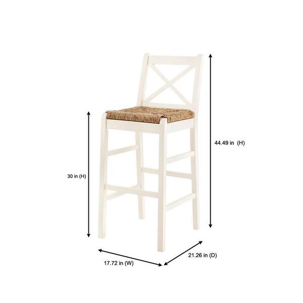 rush seat bar stools with backs
