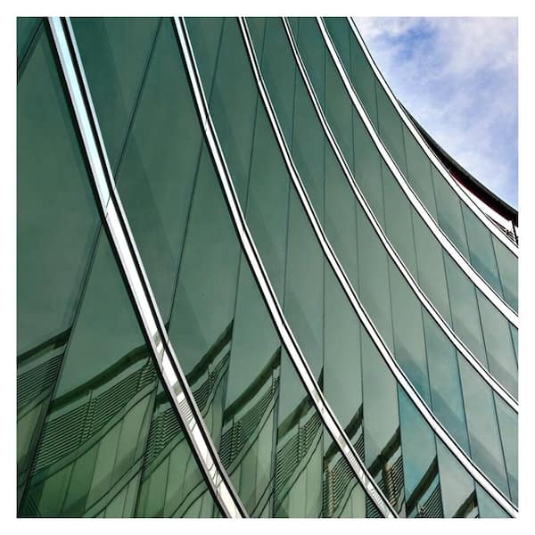 BuyDecorativeFilm 24 in. x 100 ft. PRGN Premium Color High Heat Control and Daytime Privacy Green Window Film