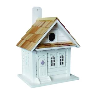 Shotgun Cottage Birdhouse (White)
