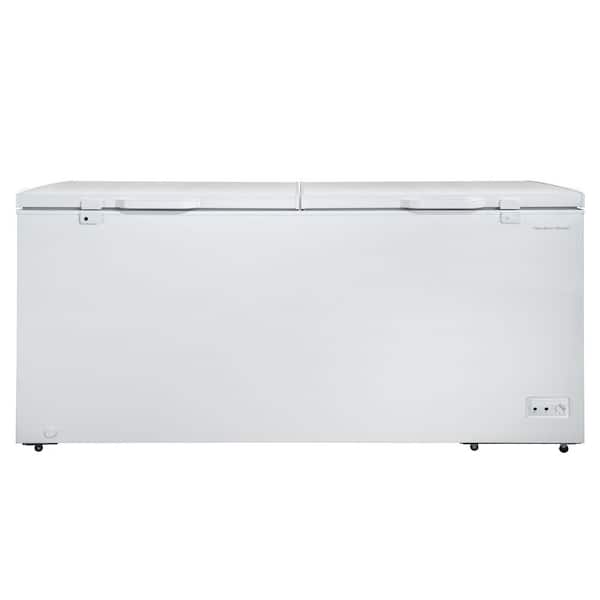 79.1 in. 21.0 cu. ft. Manual Defrost Chest Freezer in White