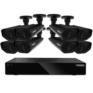Connected 8-Channel 1TB Smart Security DVR with (8) 800 TVL Ultra Hi-Res Indoor/Outdoor Cameras
