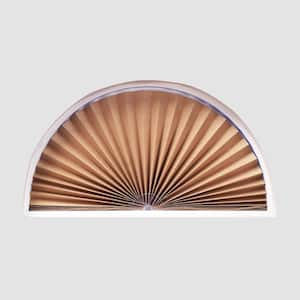 Original Natural Light Filtering Fabric Arch Pleated Shade - 72 in. W x 36 in. L