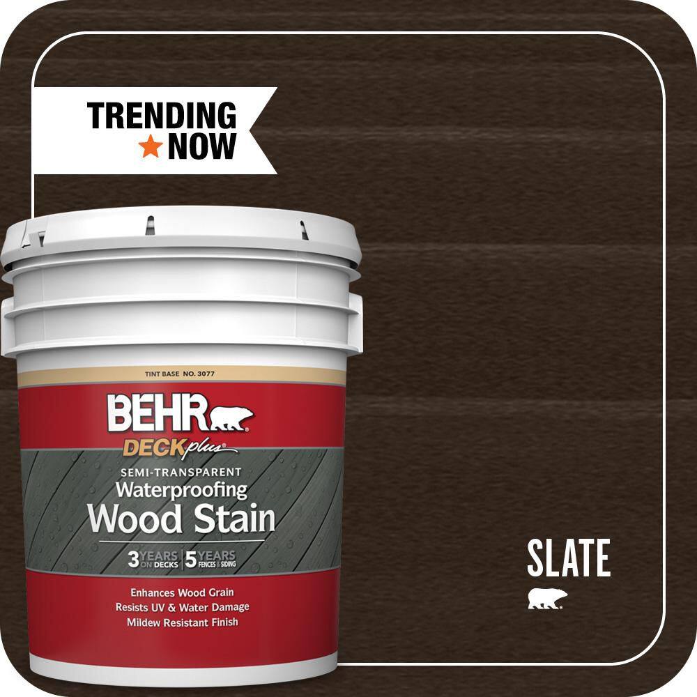 5 gal. #ST-102 Slate Semi-Transparent Waterproofing Exterior Wood Stain price history on PriceWatchPro