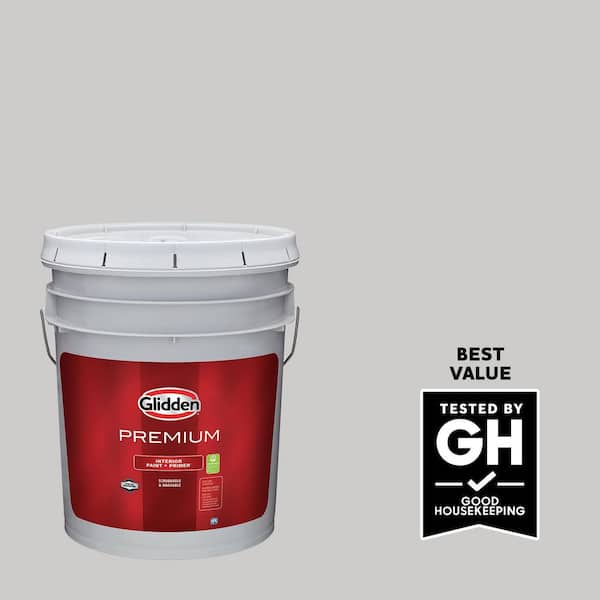 Glidden Premium 5 gal. PPG0996-2 Steely Gaze Semi-Gloss Interior Latex Paint