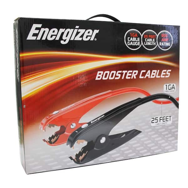 Energizer Jumper Cables 25 Feet 1 Gauge 800A Heavy Duty Booster Jump Start C 