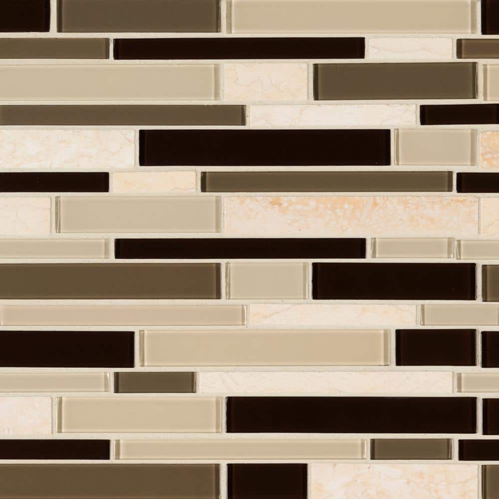 Sonoma Valley Interlocking 12 in. x 12 in. Mixed Multi-Surface Mesh-Mounted Mosaic Tile (20 sq. ft./Case)(3 box’s)