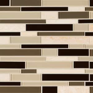 Sonoma Valley Interlocking 12 in. x 12 in. Mixed Multi-Surface Mesh-Mounted Mosaic Tile (20 sq. ft./Case)
