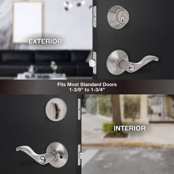 Defiant Naples Satin Nickel Single Cylinder Project Pack