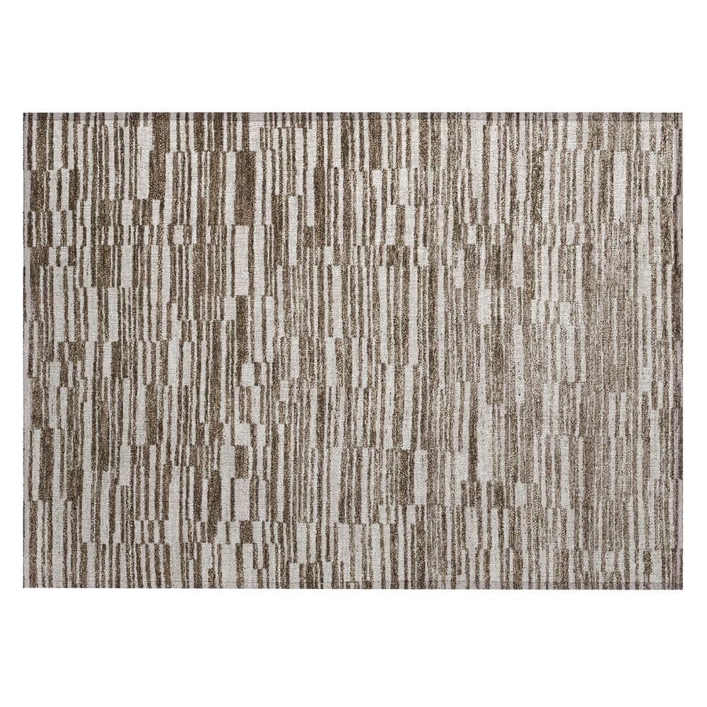Chantille Machine Washable Indoor/Outdoor Abstract ACN2907 Chocolate 2 ft. x 3 ft. Accent Rug price history on PriceWatchPro