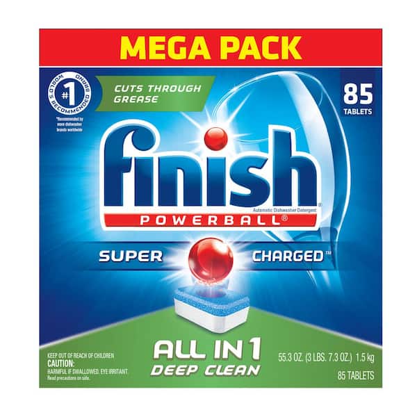 Finish Powerball 0.7 oz. Dishwasher Detergent Tablets (85-Count)