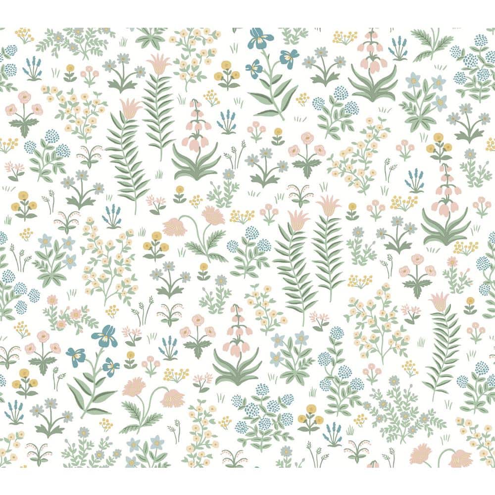 Menagerie Garden Multicolor Floral Peel and Stick Wallpaper